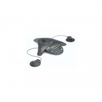 ТВ-тюнер Polycom 2200-16200-122 Телефон для конференций SoundStation2 with display. Expandable. Includes 220V-240V AC power/telco module, power cord with CEE7/7 plug, 6.4m console cable, 2.8m telco cable. Does NOT include expansion mics